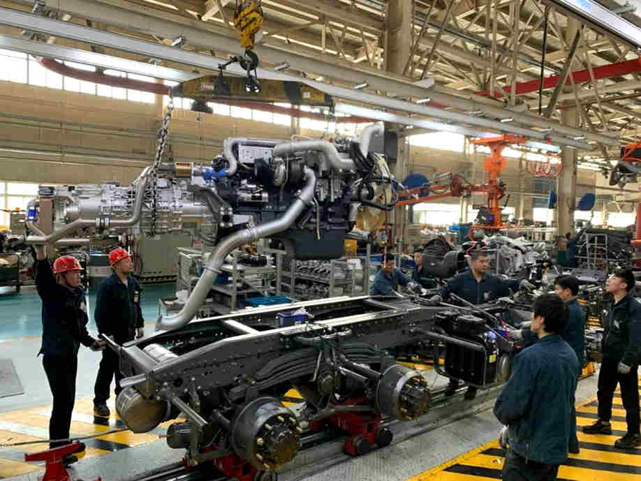 Medium/Heavy Truck Chassis Marriage Line
