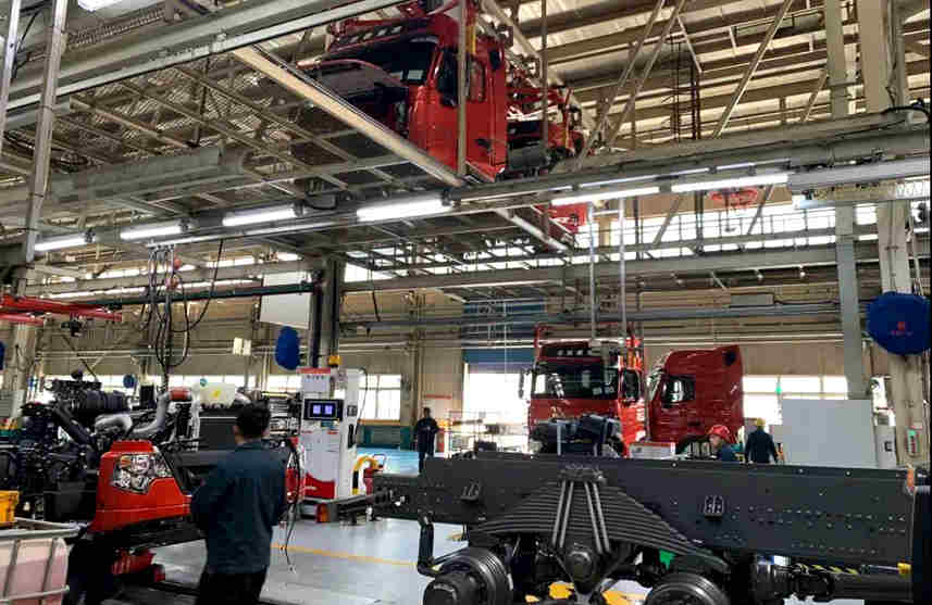Medium/Heavy Truck Frame Assembly Line
